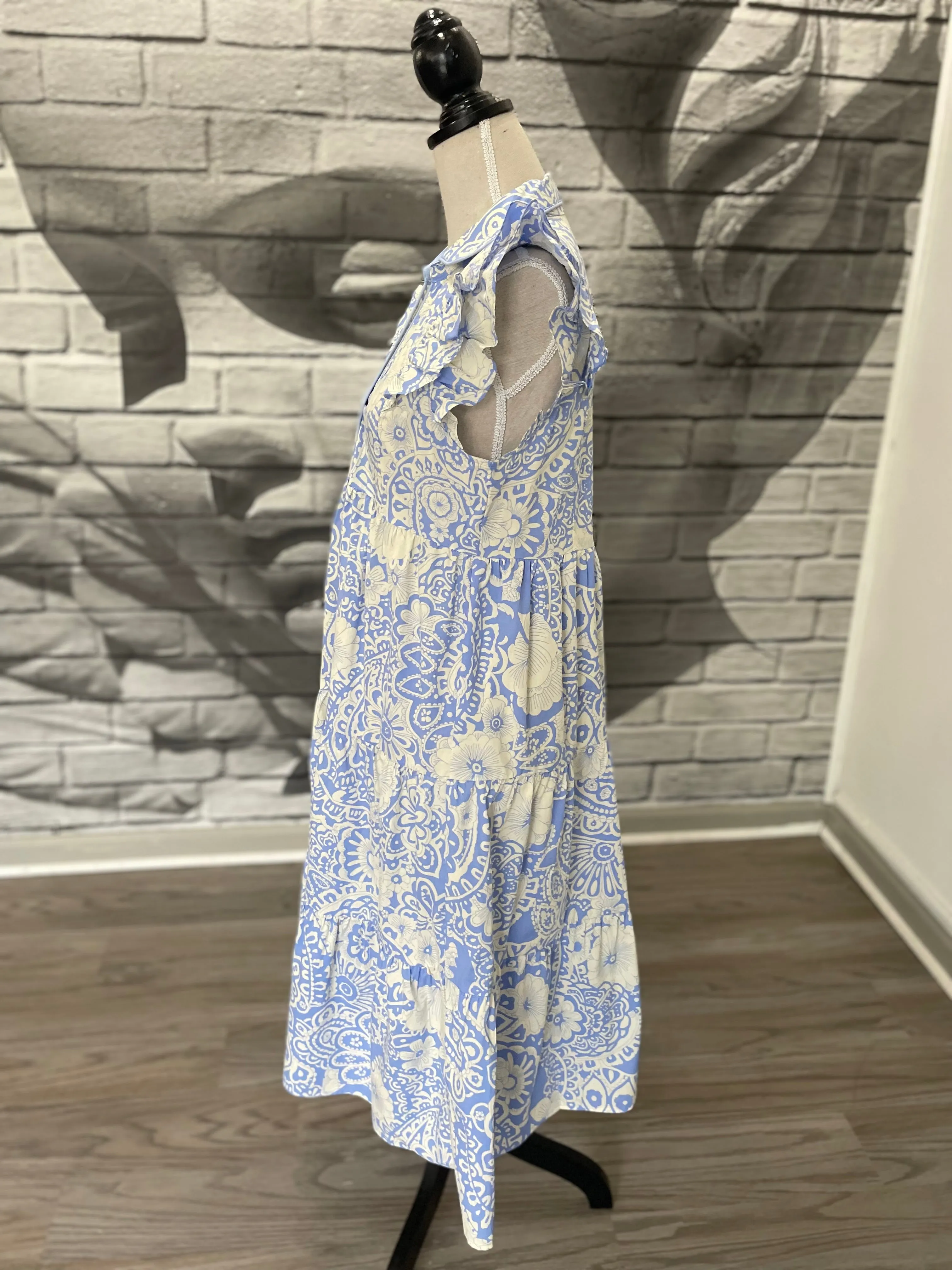 Morgan Dress in Powder Blue