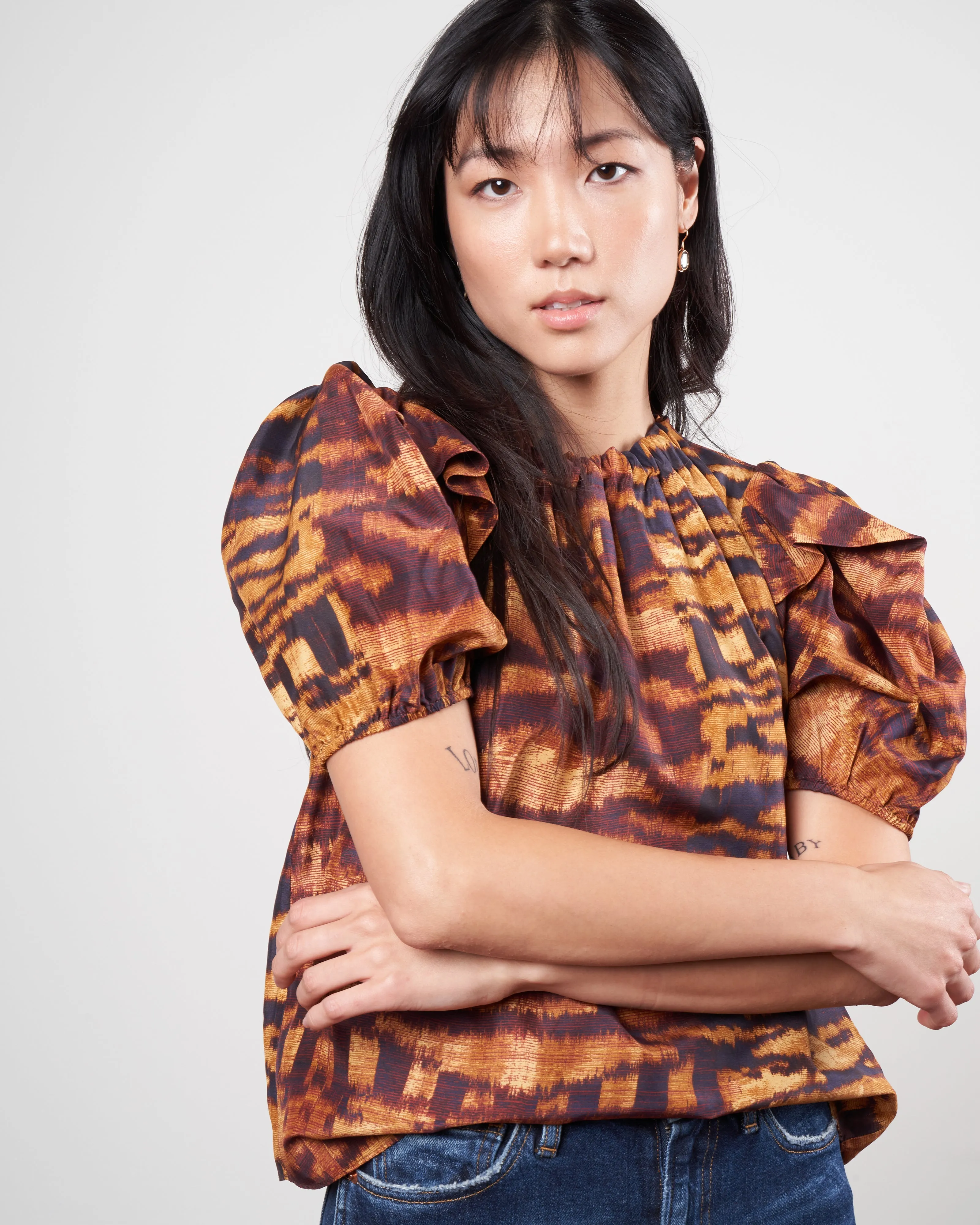 neema blouse - acacia