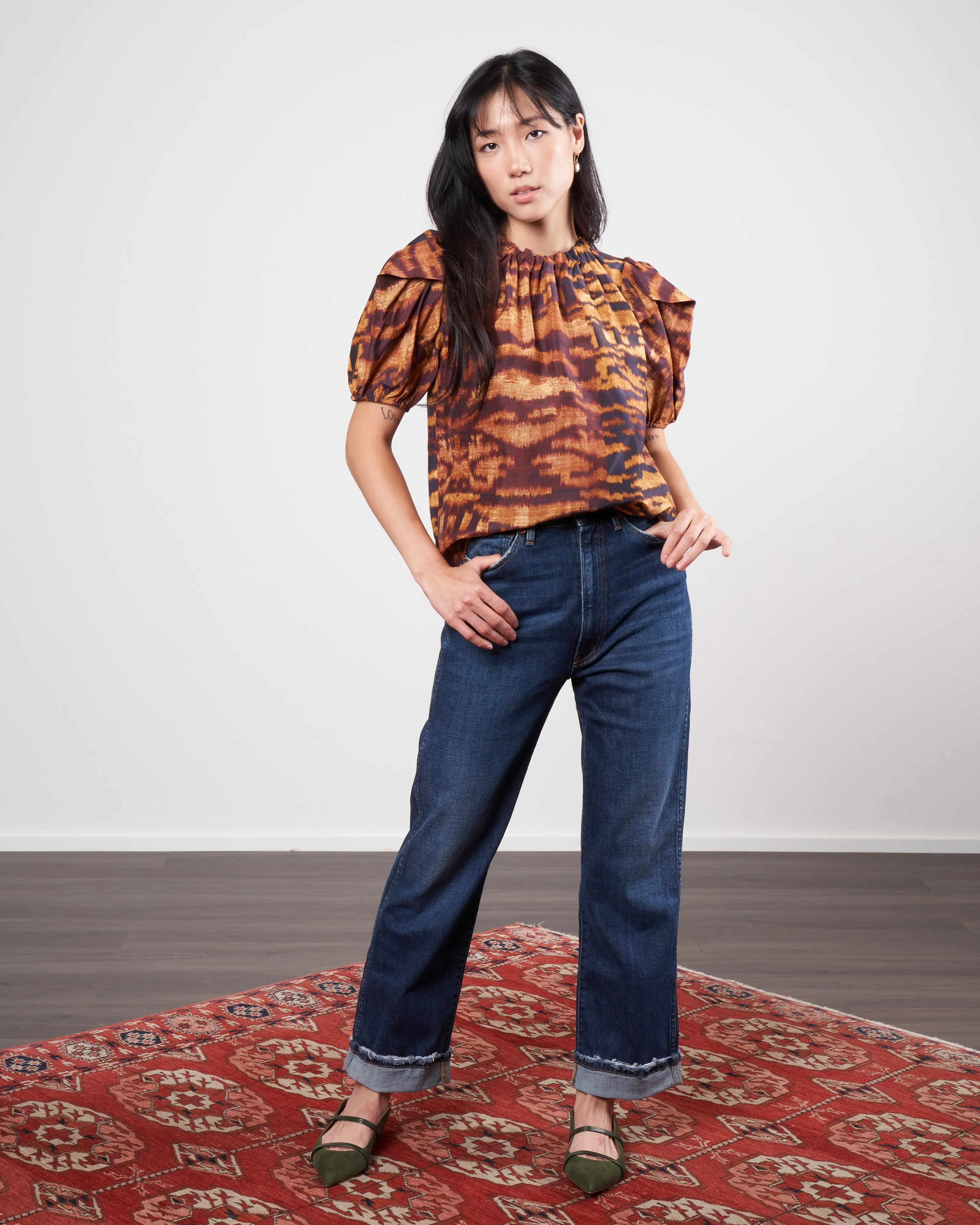 neema blouse - acacia