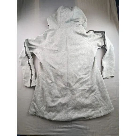Nike Tech Women's Aeroloft Parka Goose Down Heather Gray Black Large (MSRP $250)