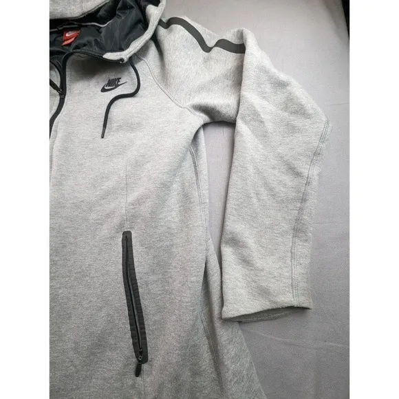 Nike Tech Women's Aeroloft Parka Goose Down Heather Gray Black Large (MSRP $250)