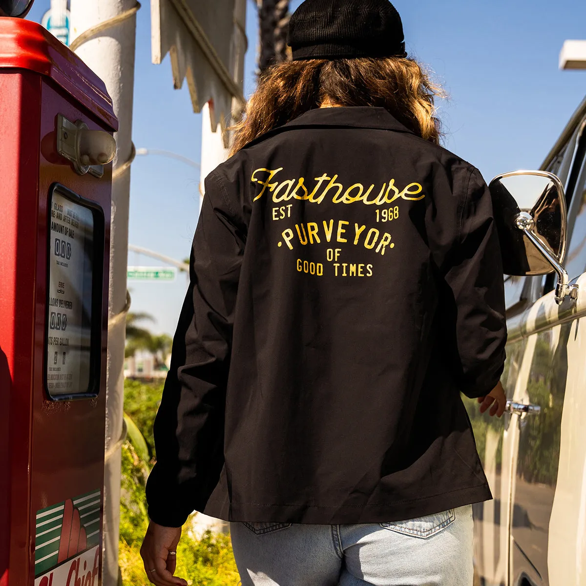 Novel Women's Coaches Jacket - Black