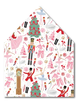 Nutcracker Ballet Envelope Liner