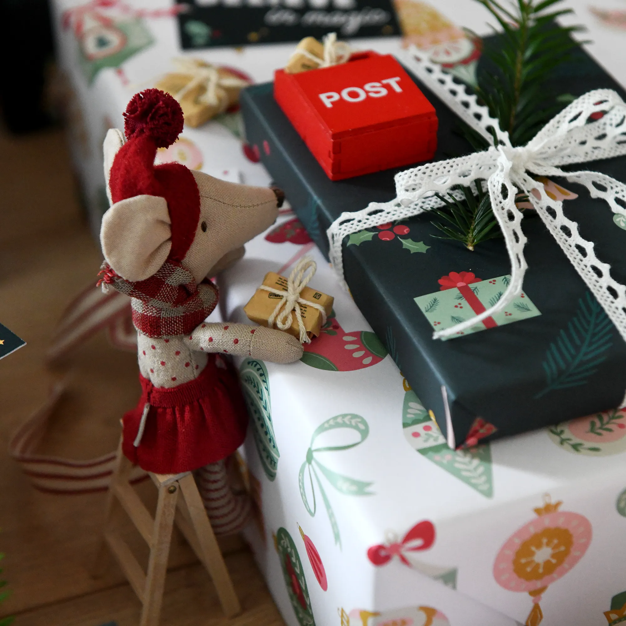 Nutcracker Mixed Christmas Wrapping Paper Set