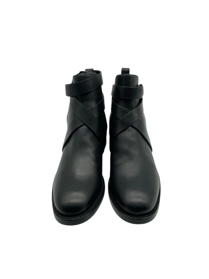 NWT Burberry Housecheck Ankle Booties Women's Size 38.5 = US 8.5
