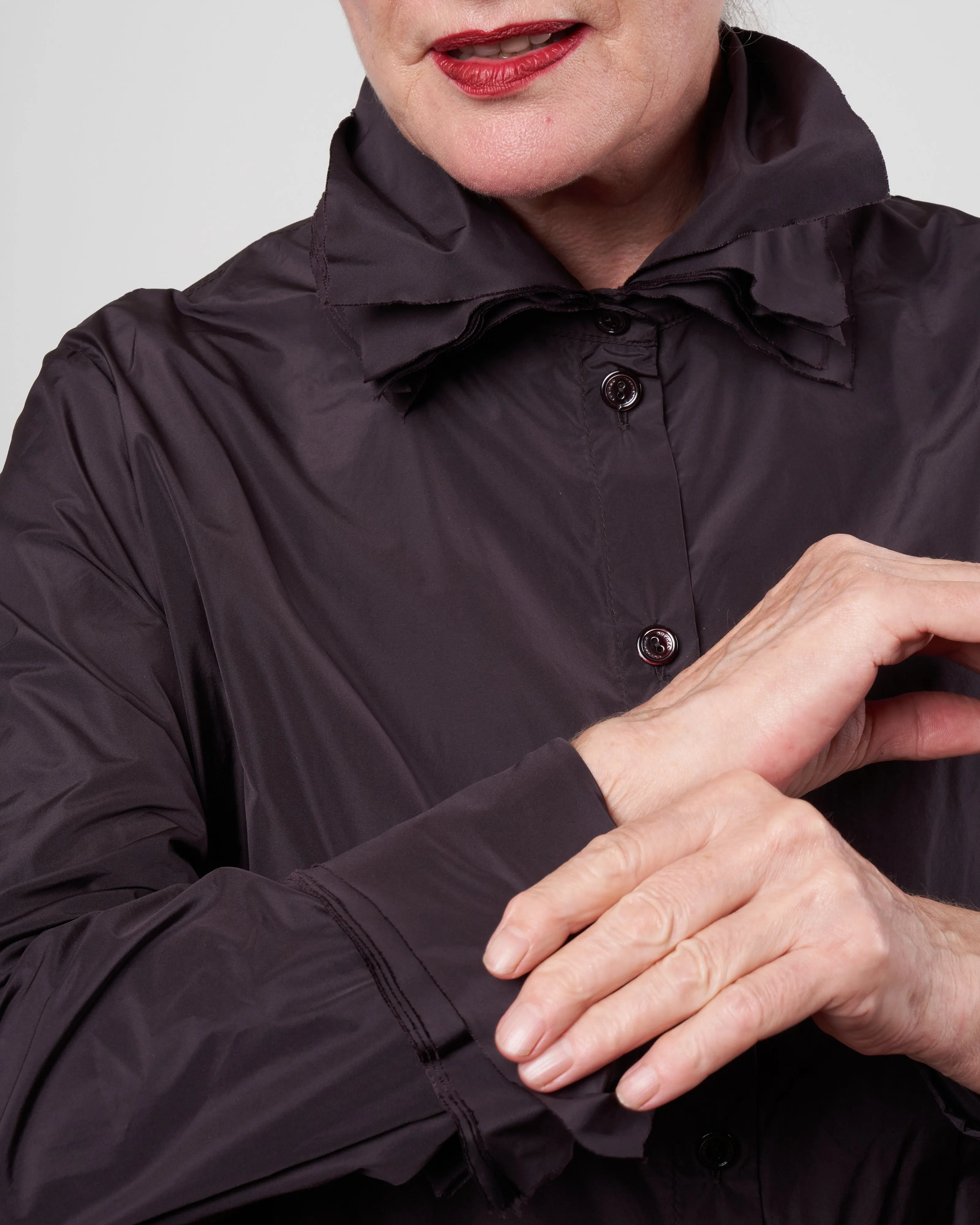 oversize deko blouse - balsamico