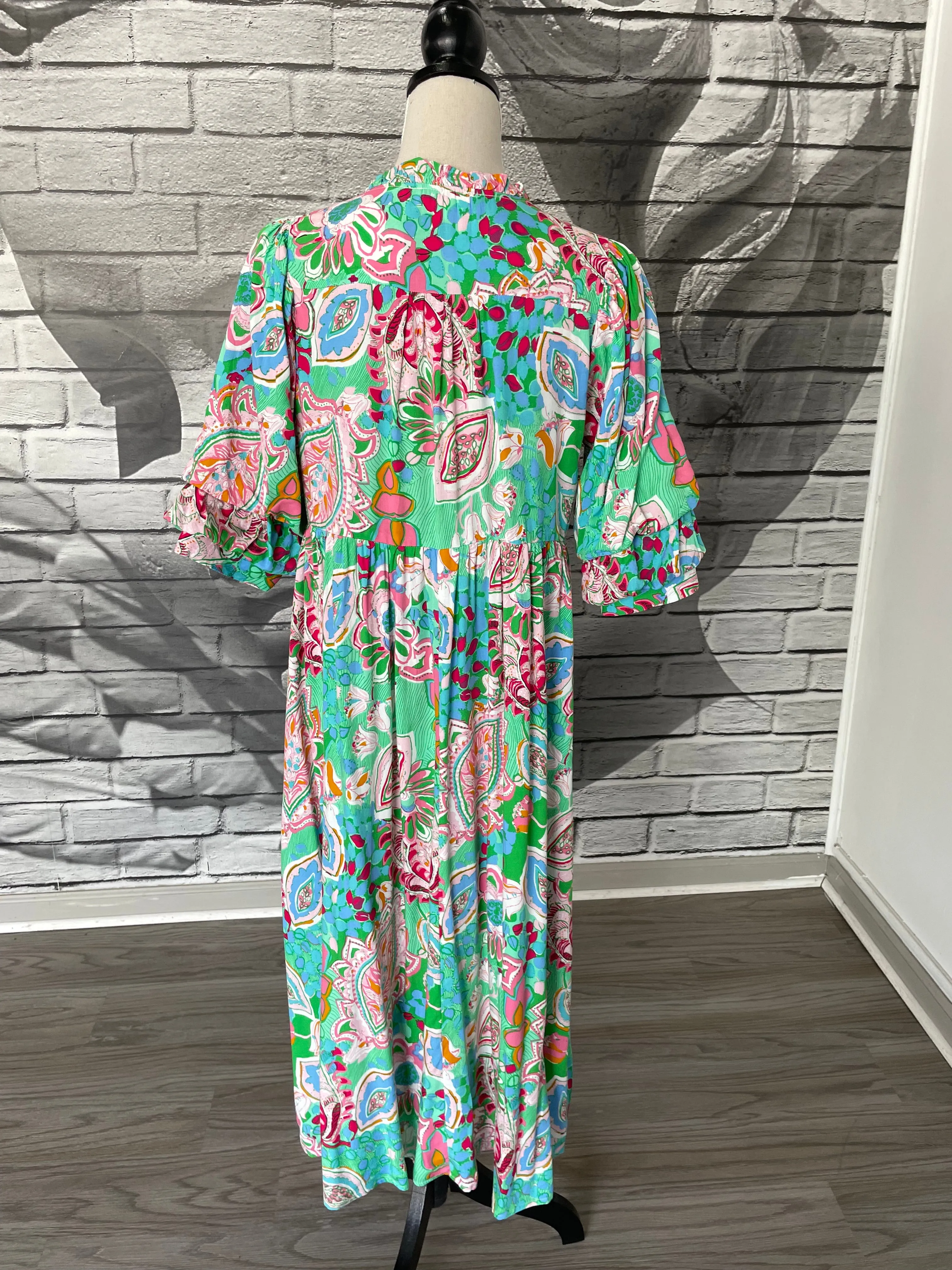 Paisley Midi Dress