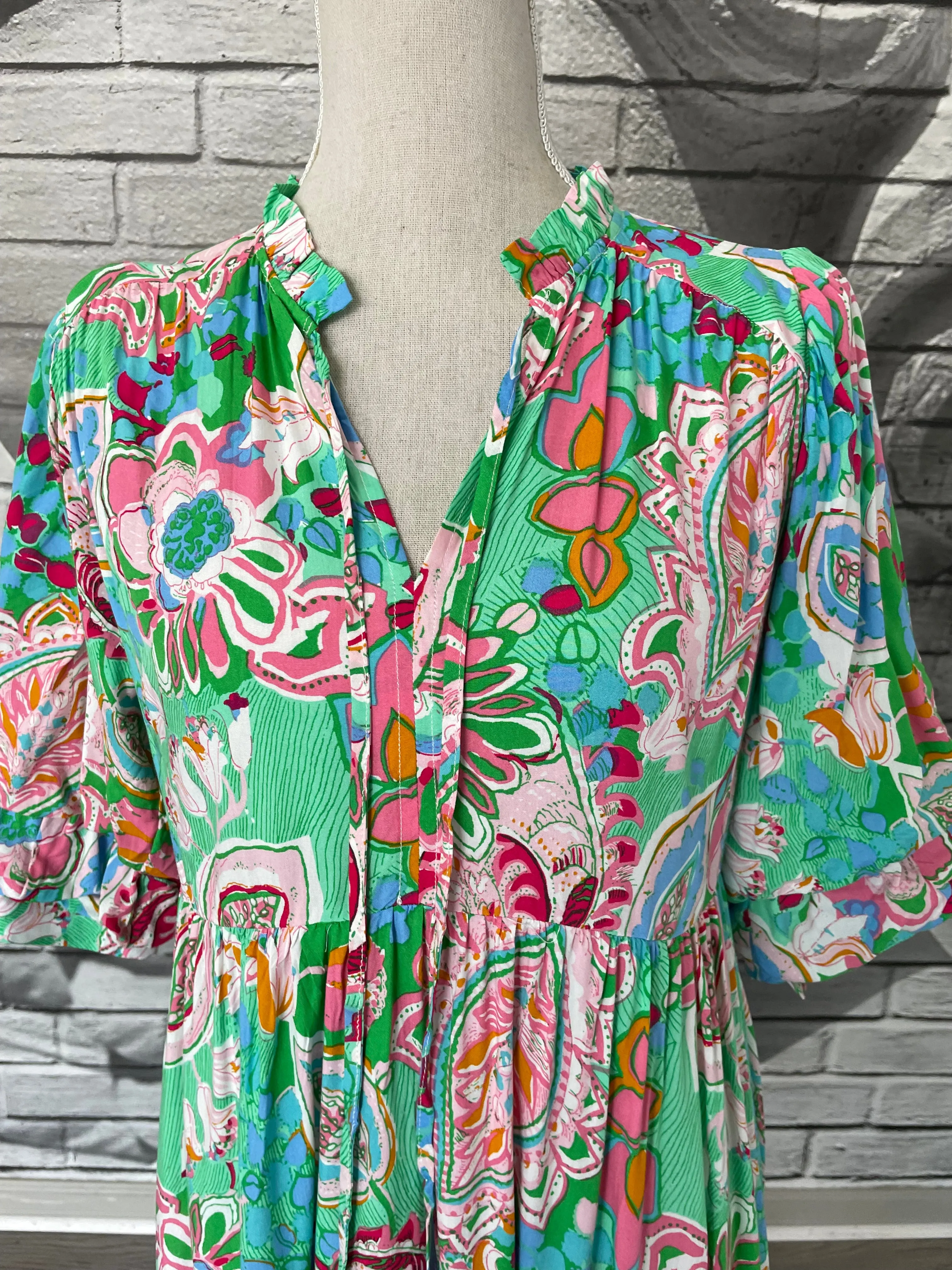 Paisley Midi Dress