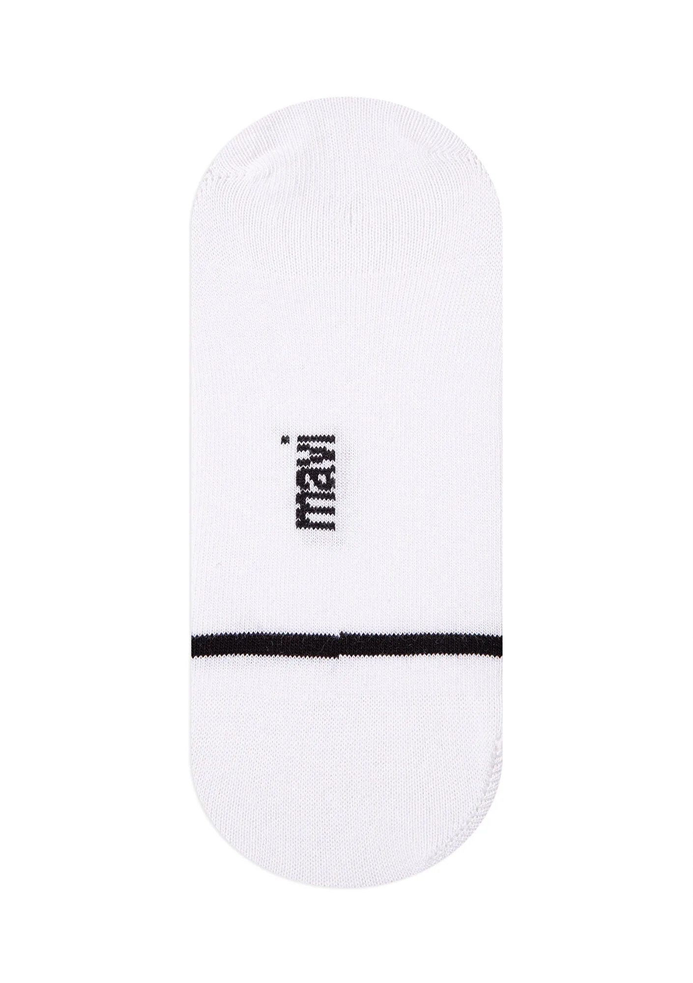 Panda Printed White Ballerina Socks