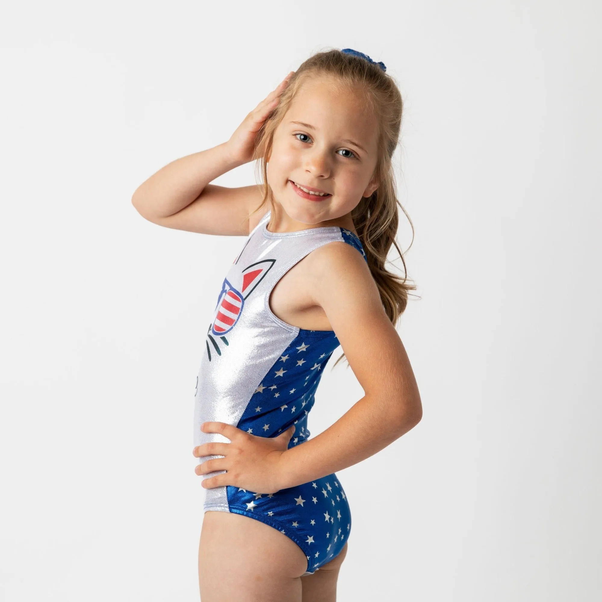 Patriotic Cat Leotard - Personalized