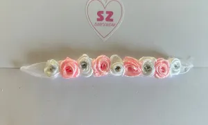 Pink & White Bunwrap