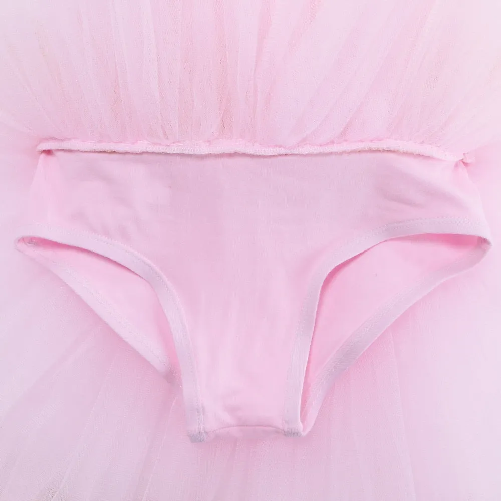 Pink and Gold Ballet leotard with tutu