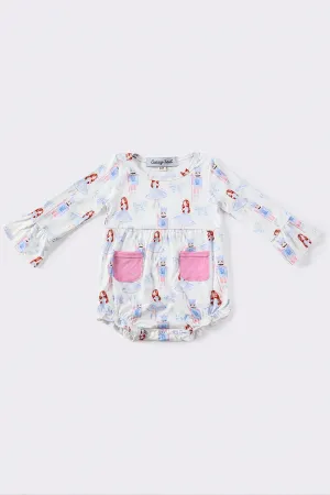 Pink Ballet Print Girl Bubble