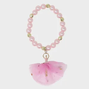 Pink Poppy Ballerina Charm Bracelet