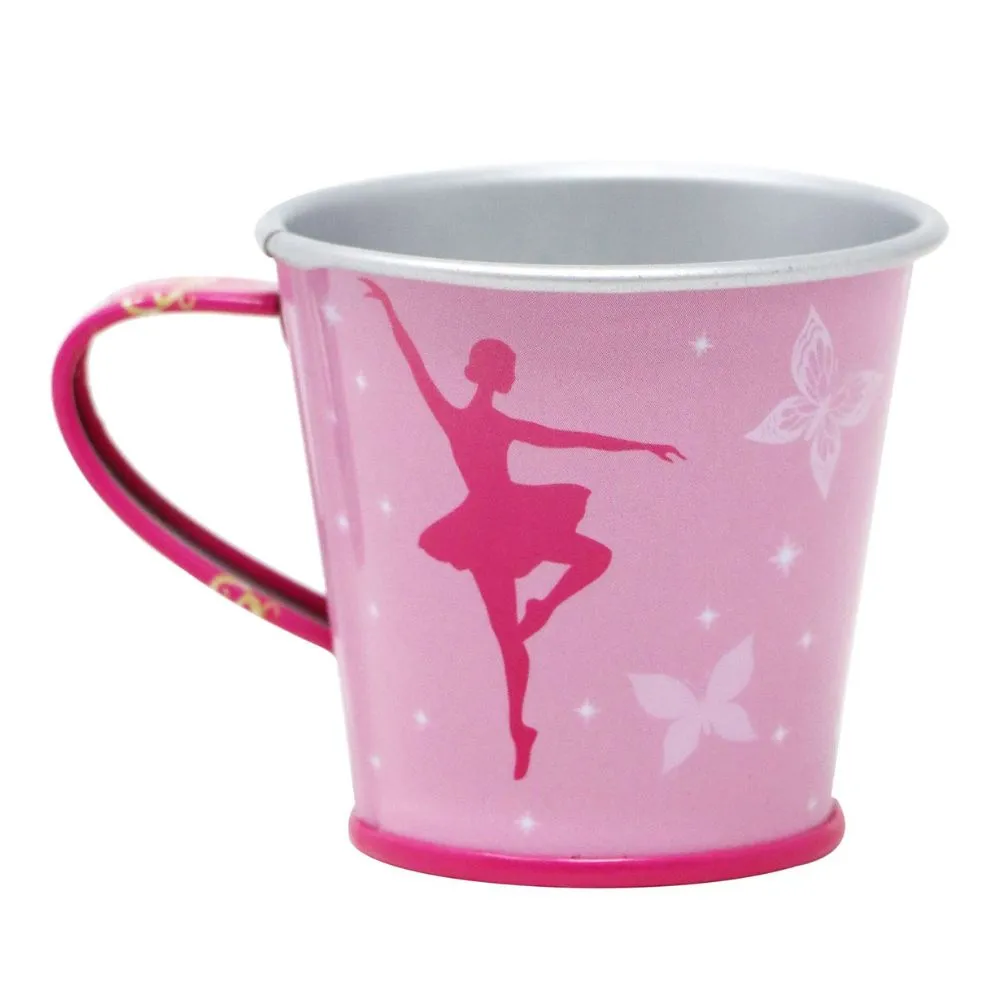 Pink Poppy Ballet Tin Tea Set
