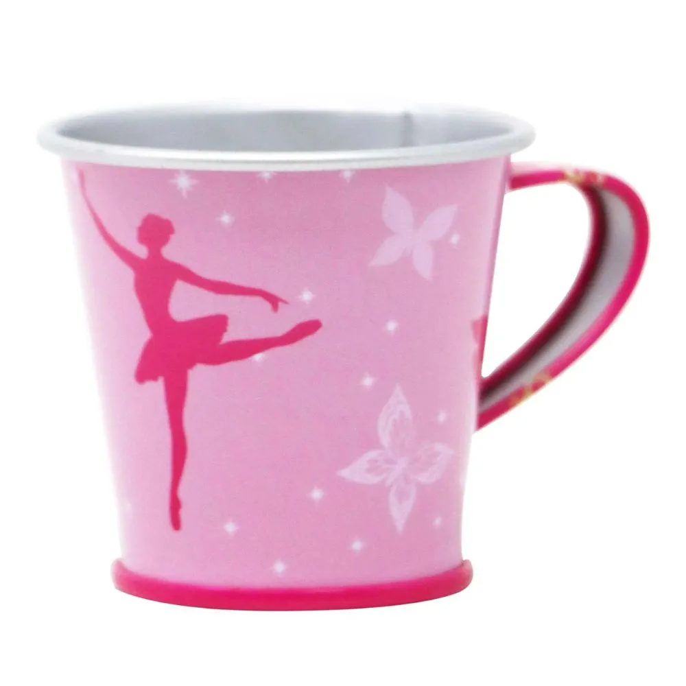 Pink Poppy Ballet Tin Tea Set