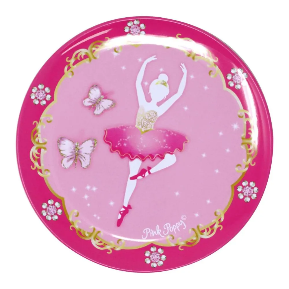 Pink Poppy Ballet Tin Tea Set
