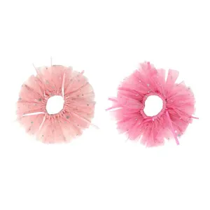 Pink Poppy Little Ballet Dancer Scrunchie