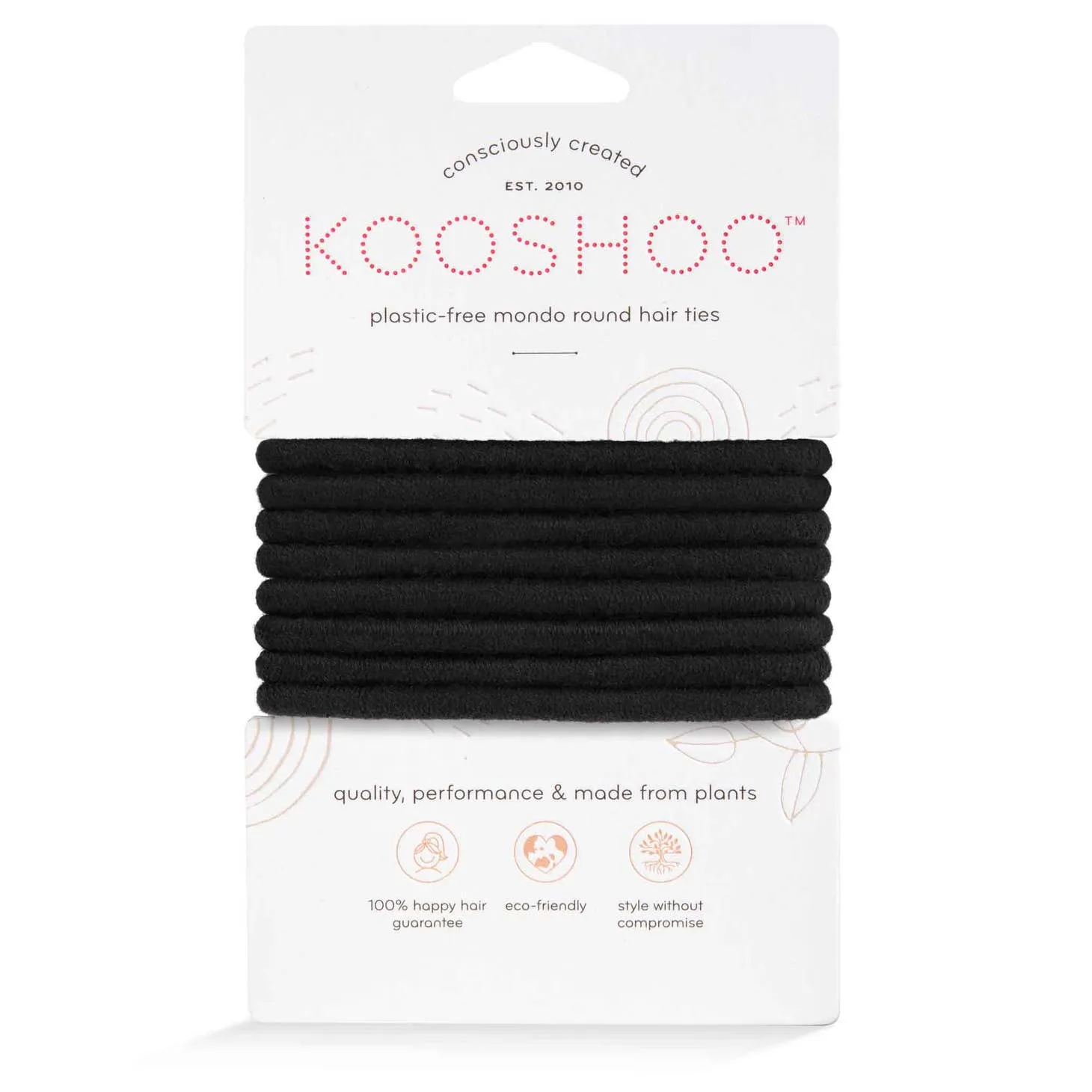 Plastic-Free Mondo Round Hair Ties