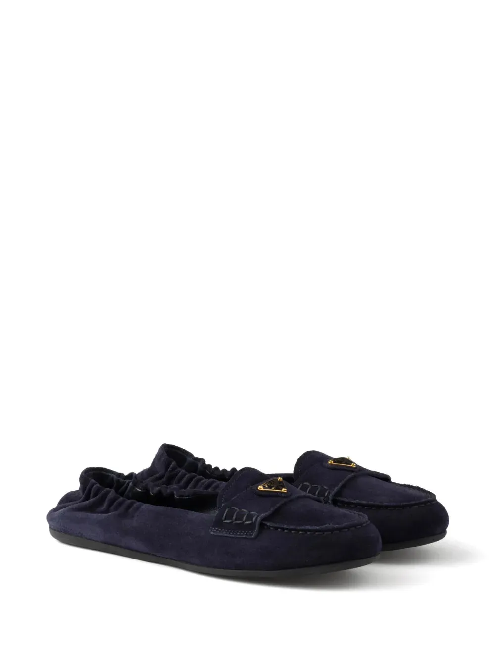 Prada suede loafers