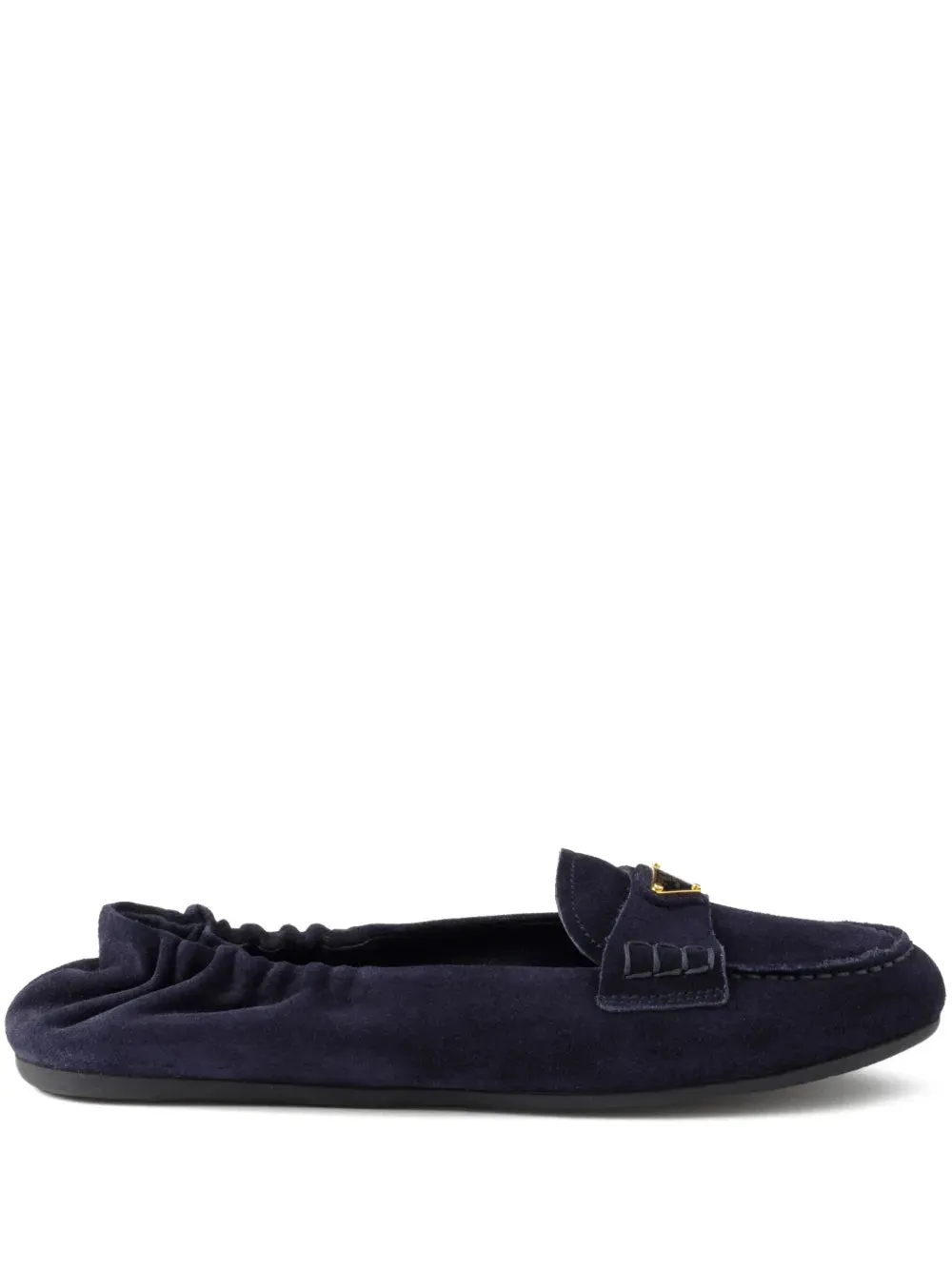 Prada suede loafers
