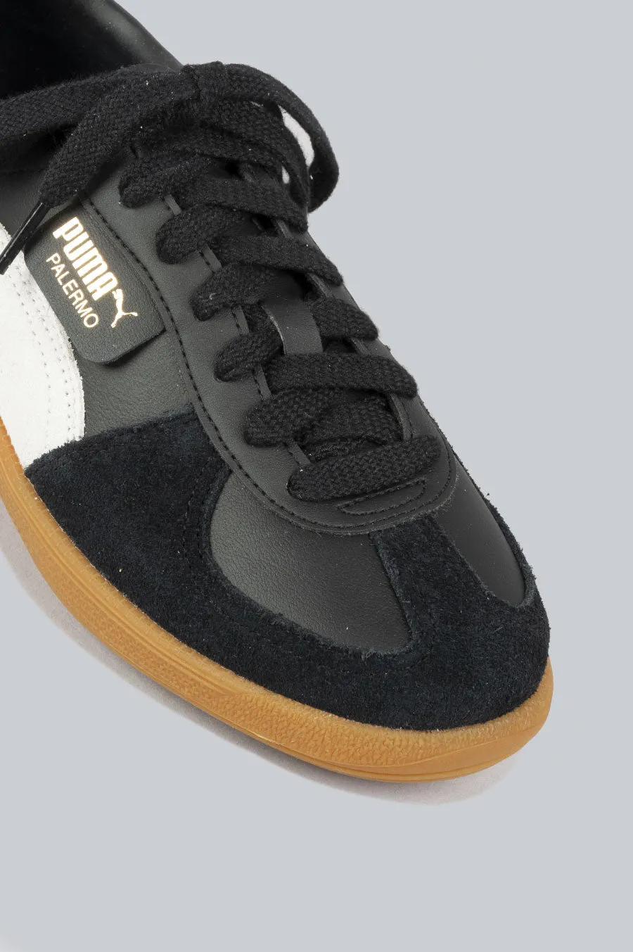 PUMA PALERMO LTH WOMEN'S BLACK GUM