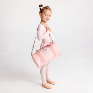 Quilted Barrel Ballet Bag in Pink