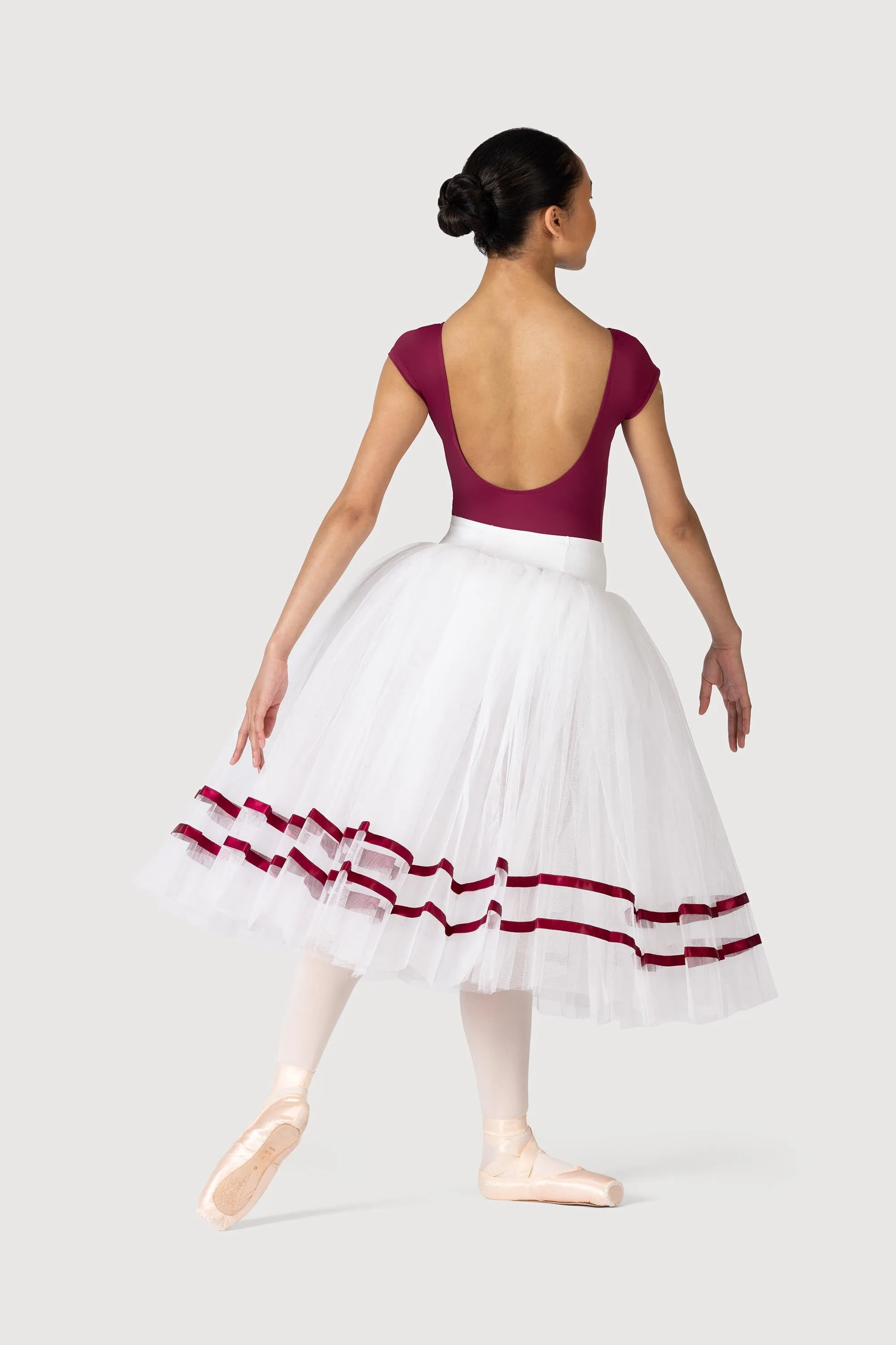R0131L - Bloch Giselle Womens Ribbon Romantic ½ Tutu Skirt