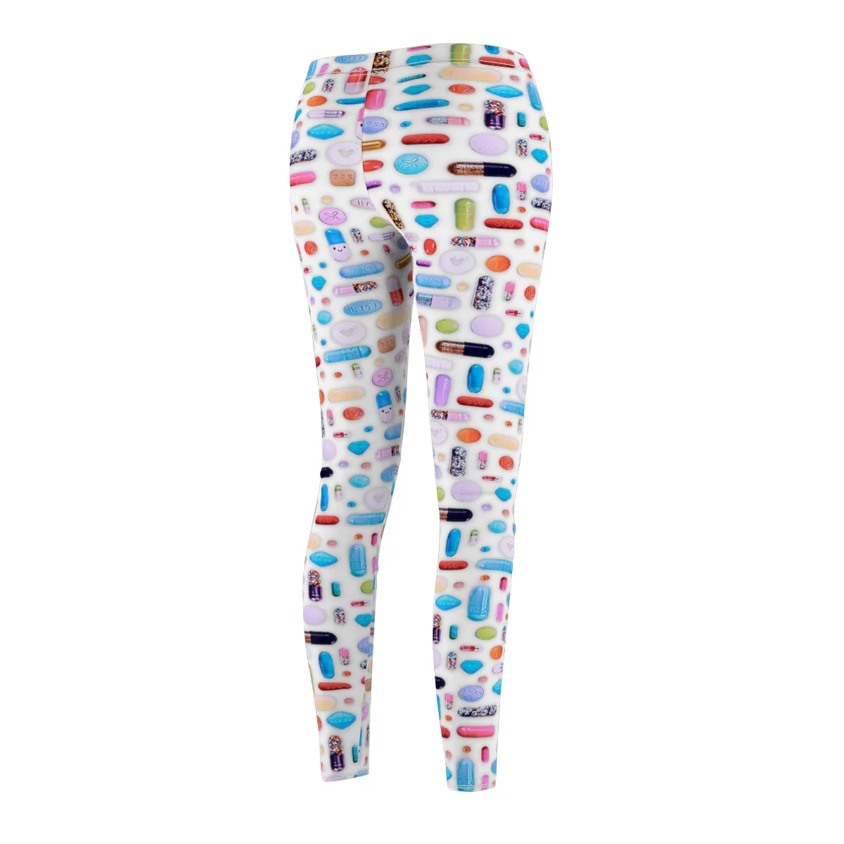 Rainbow Pill Grid Women's Leggings