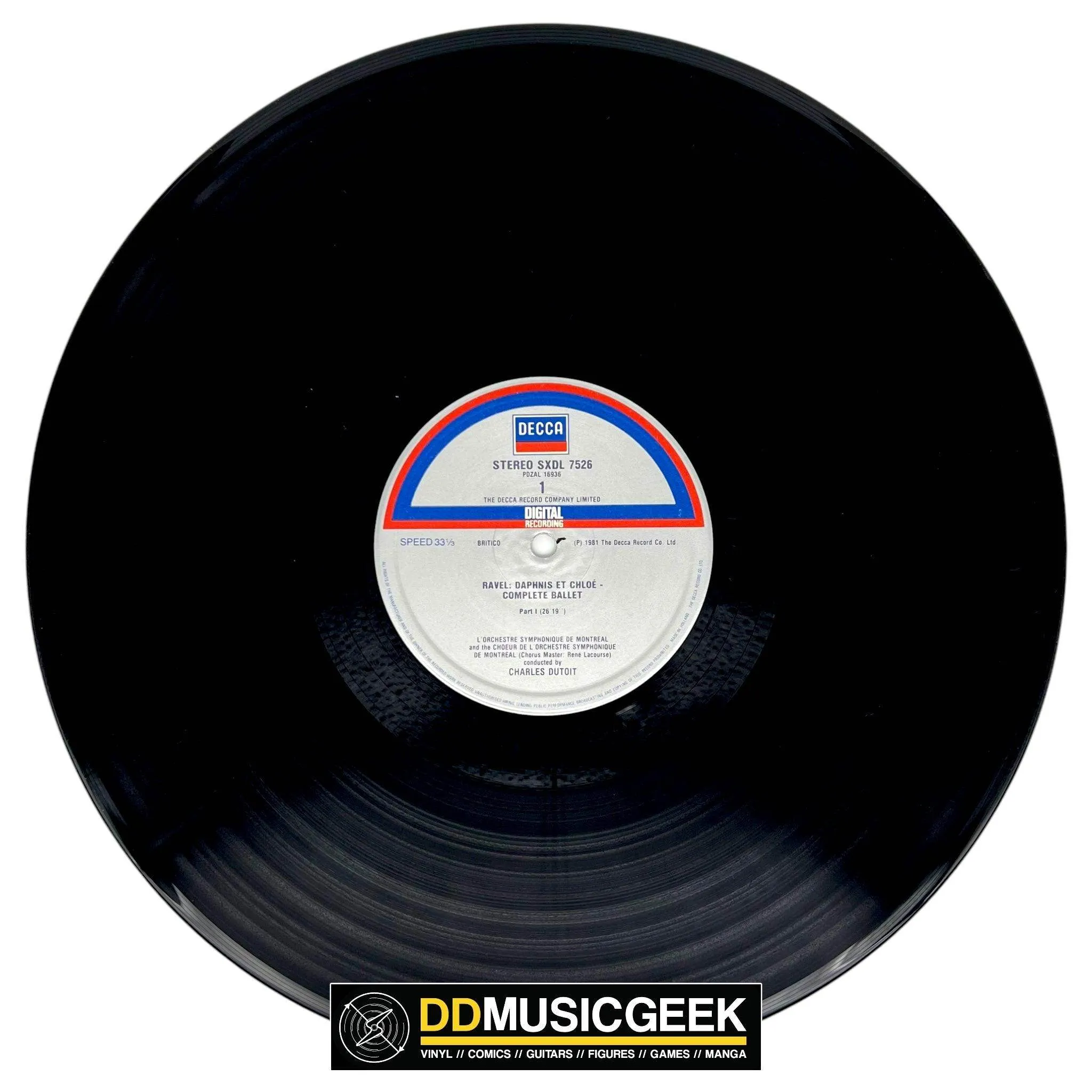 Ravel*, Choeur* Et Orchestre Symphonique De Montréal, Charles Dutoit: Daphnis Et Chloé (LP, RP)