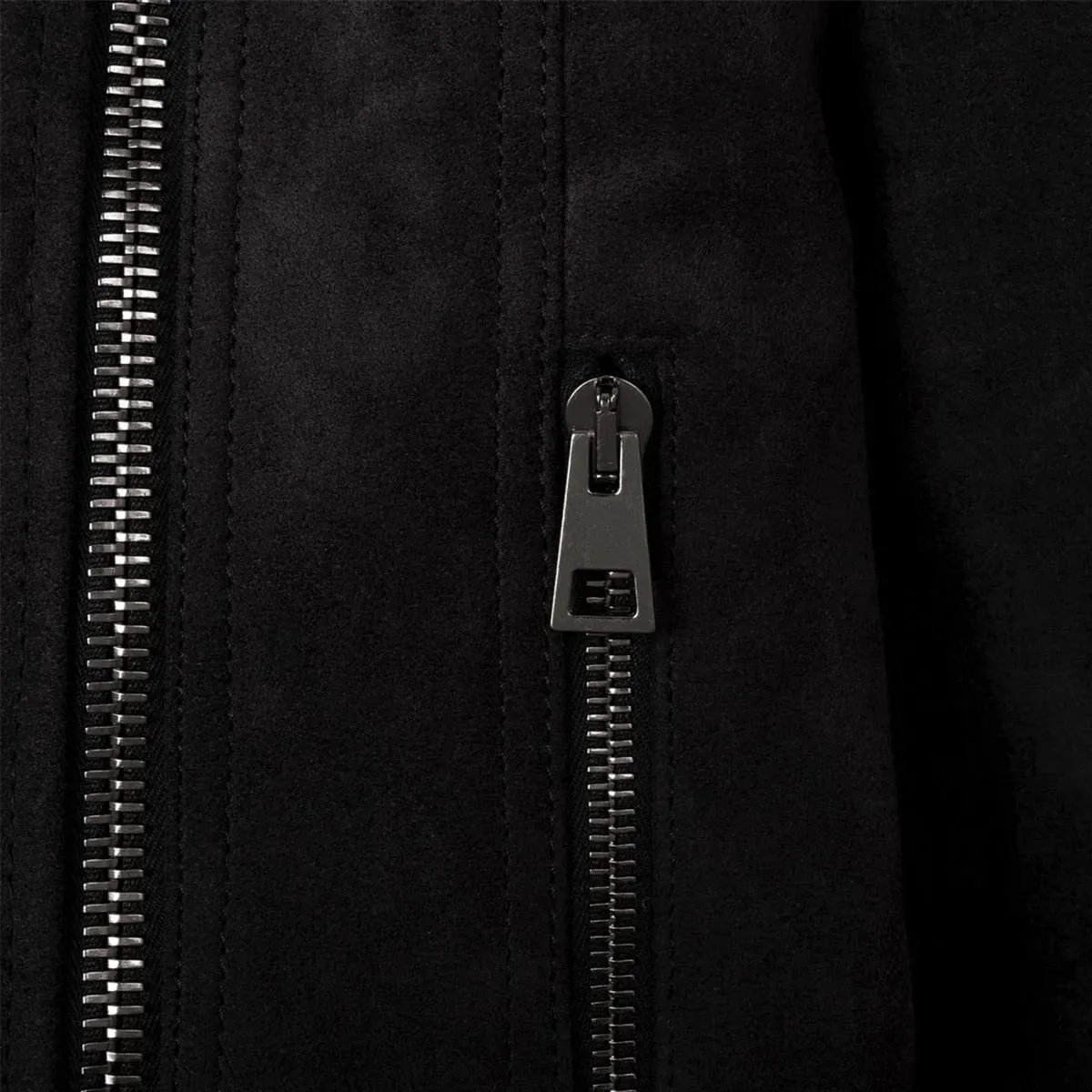 Rockstar Vegan Suede Biker Jacket | Black
