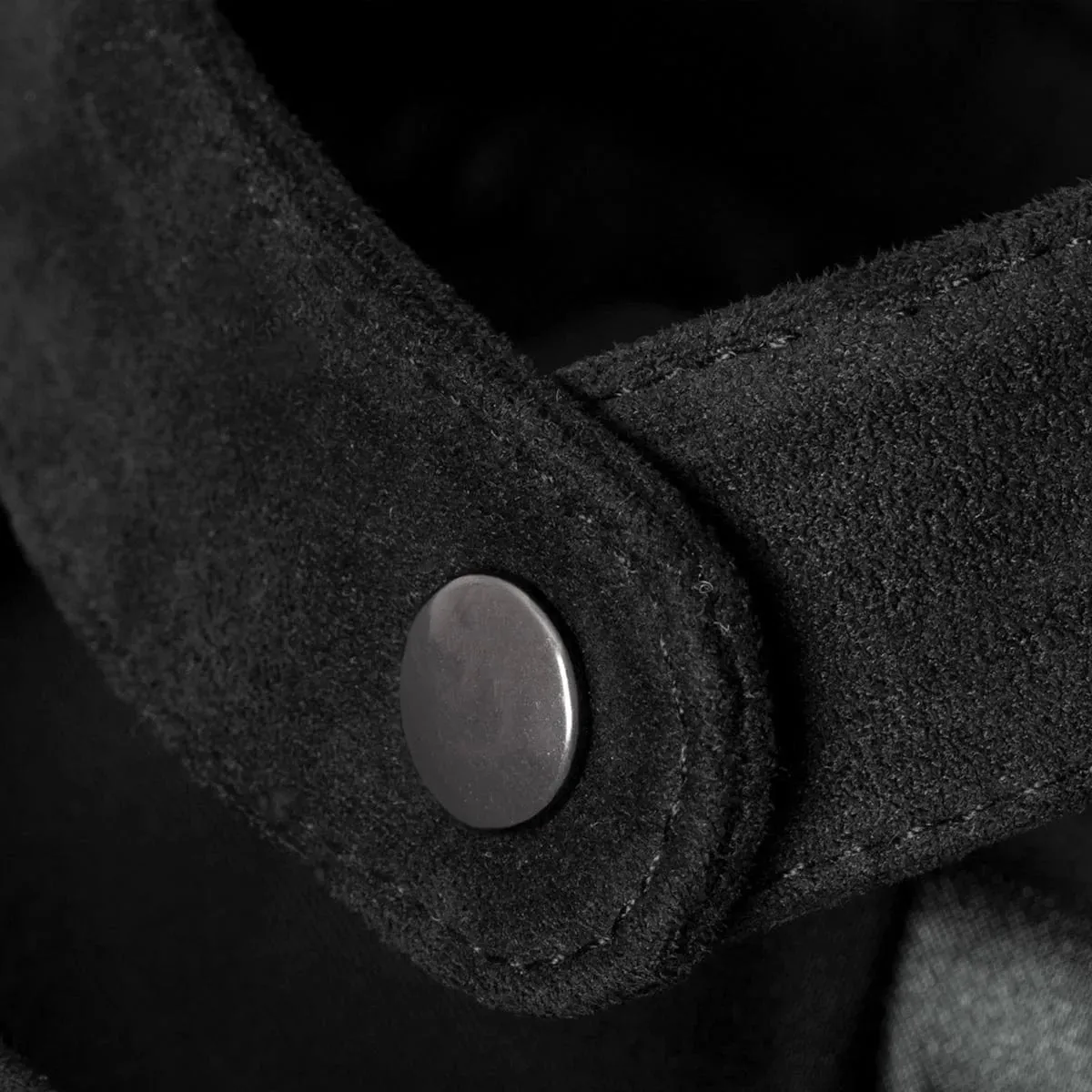 Rockstar Vegan Suede Biker Jacket | Black