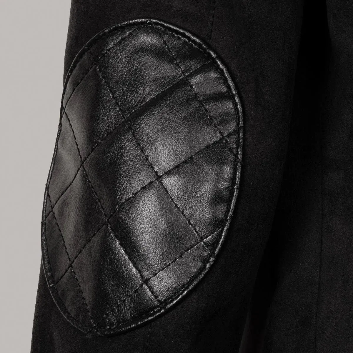 Rockstar Vegan Suede Biker Jacket | Black