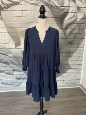 Rosalyn Dress in Navy