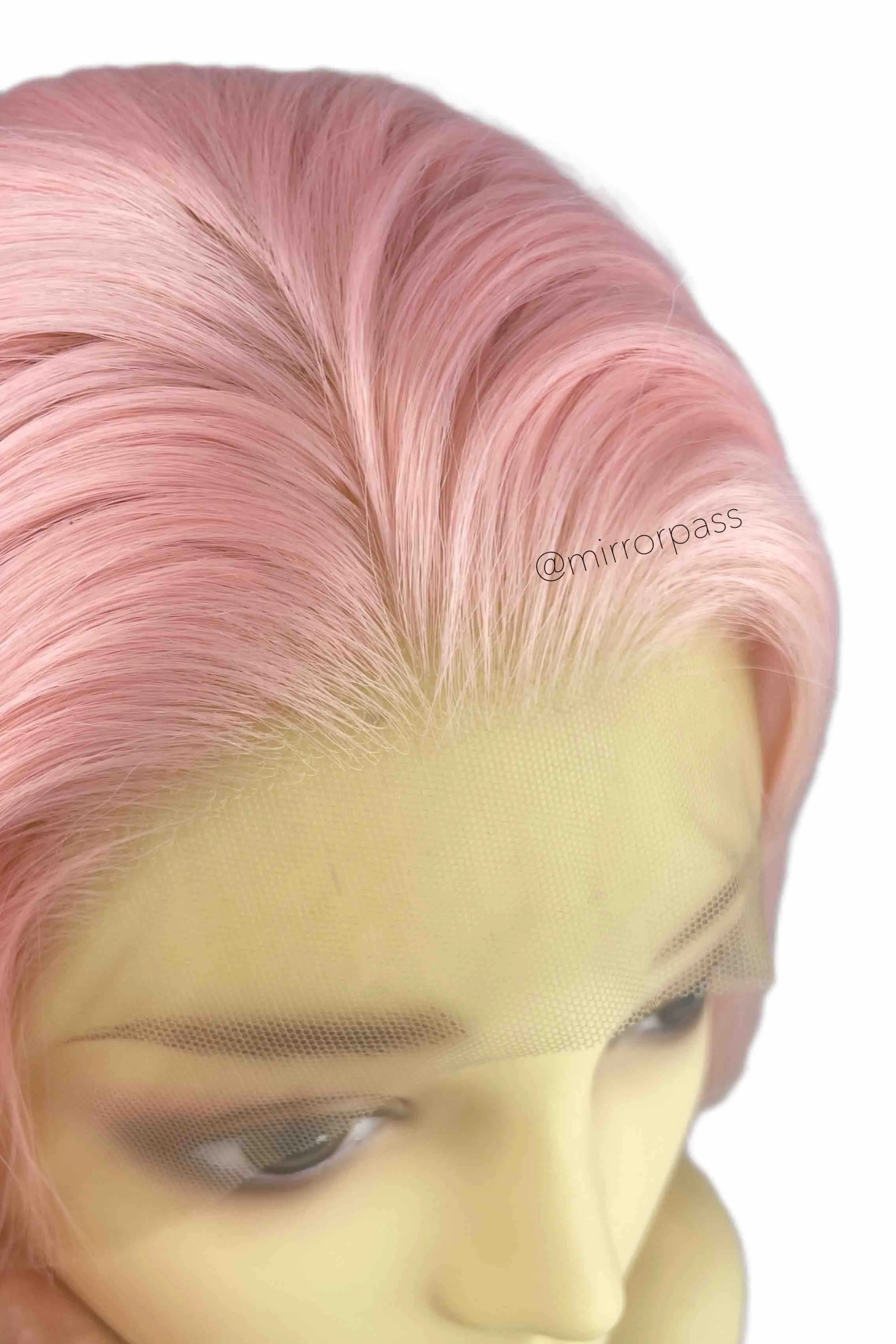 Rose Serenity｜ Pre-Plucked Heat-resistant Synthetic Swiss Lace Front Wig