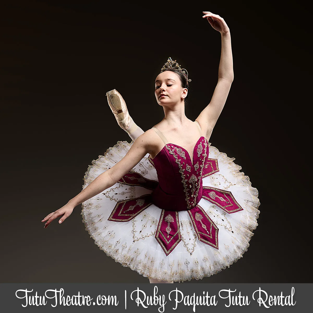 Ruby Paquita Classical Tutu Rental