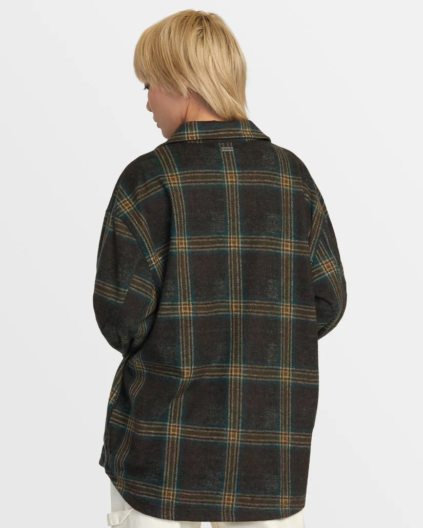 RVCA Womens Polar Birdie Shacket