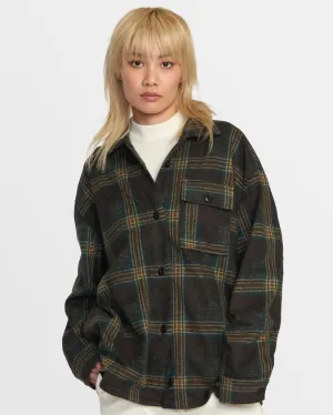RVCA Womens Polar Birdie Shacket