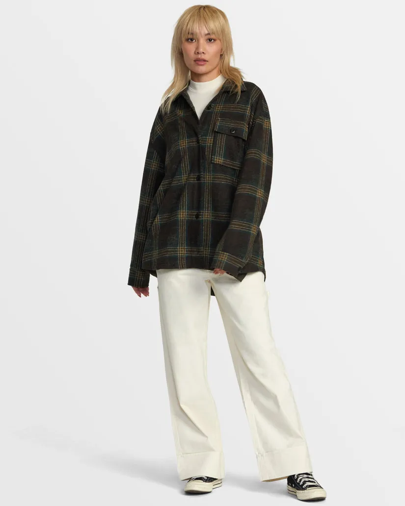 RVCA Womens Polar Birdie Shacket