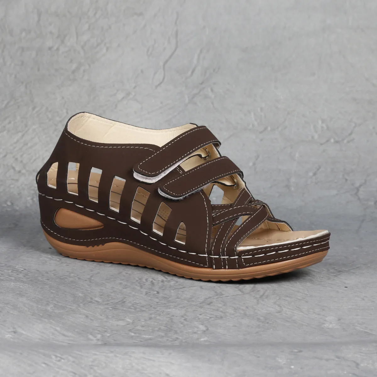 RXFSP Velcro Slope Heel Hot-selling Sandals