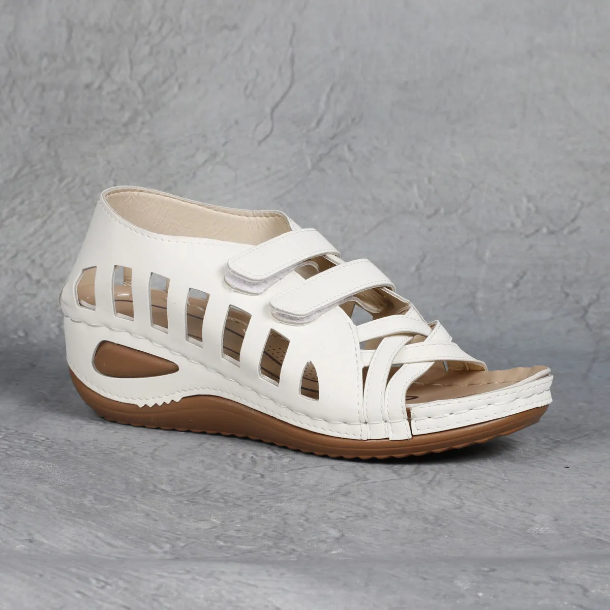 RXFSP Velcro Slope Heel Hot-selling Sandals