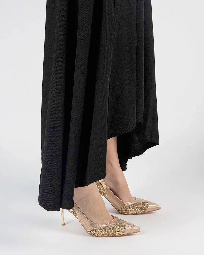 Sequins Gradient Color Heart Decorative Stilettos Heel Bridal Bride Evening Pumps