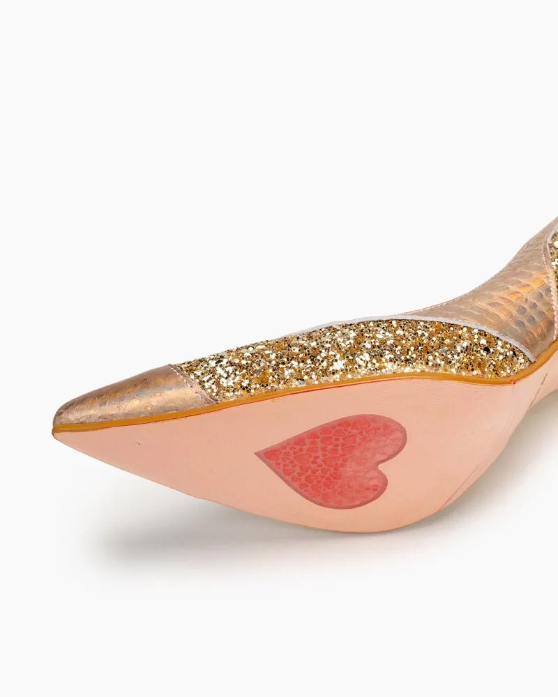 Sequins Gradient Color Heart Decorative Stilettos Heel Bridal Bride Evening Pumps