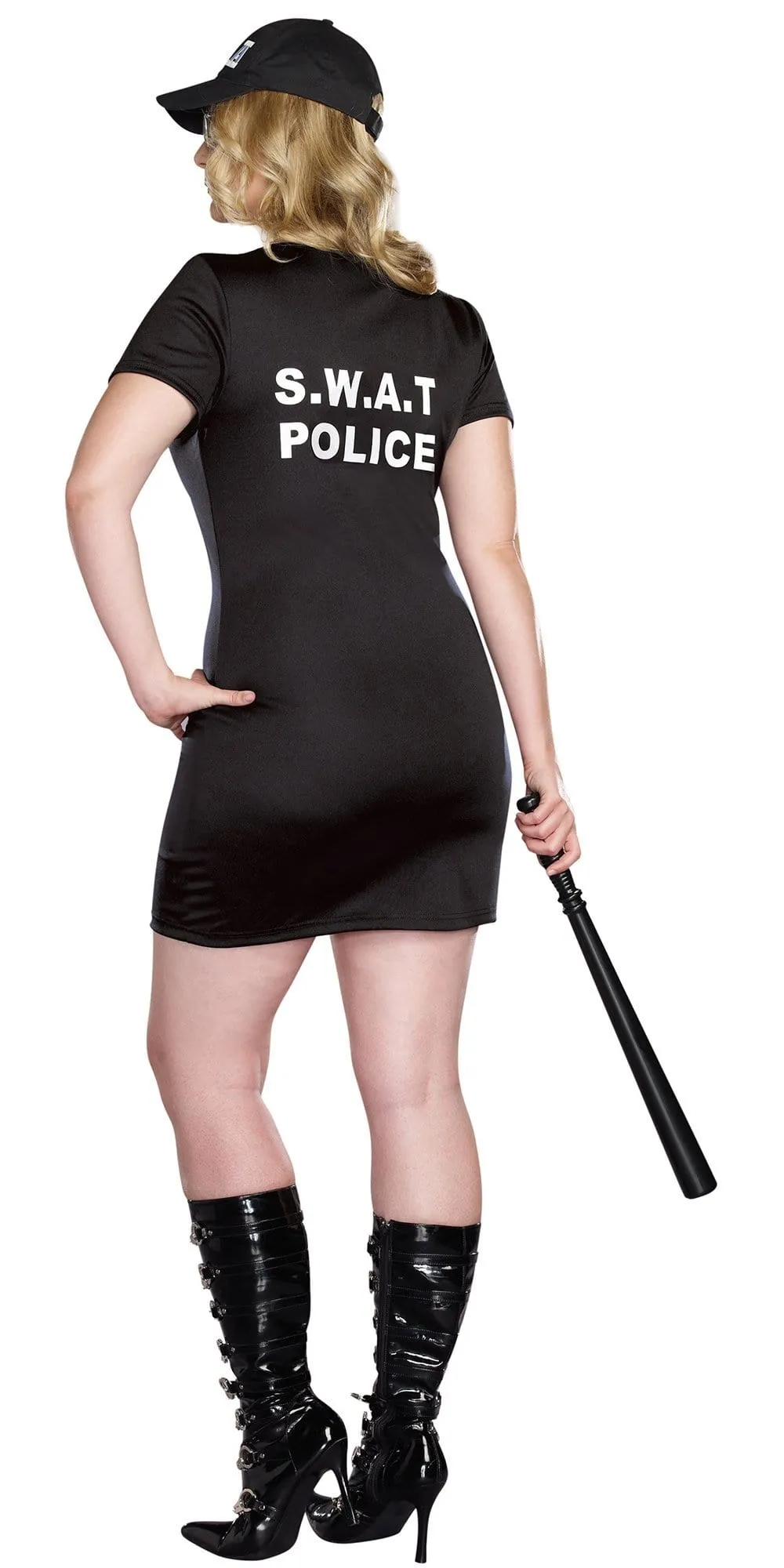 Sexy Plus Size SWAT Police Women's Costume