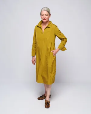 shirt dress - dijon