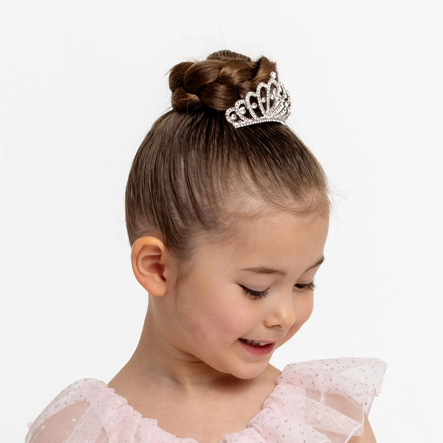 Silver Diamanté Tiara Hair Comb