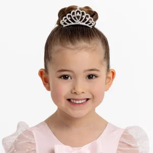 Silver Diamanté Tiara Hair Comb