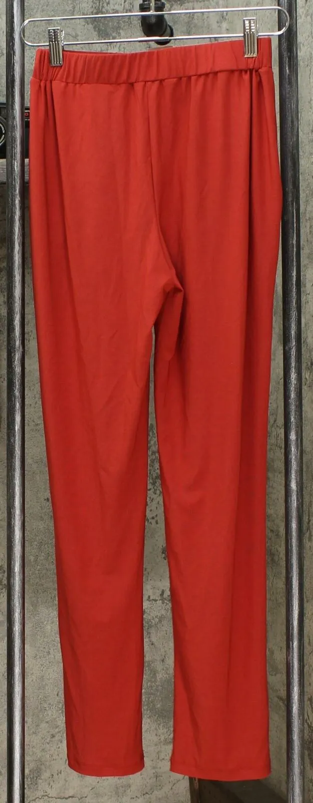 Slinky Brand Women's Flat Front Tapered Pants With Pockets