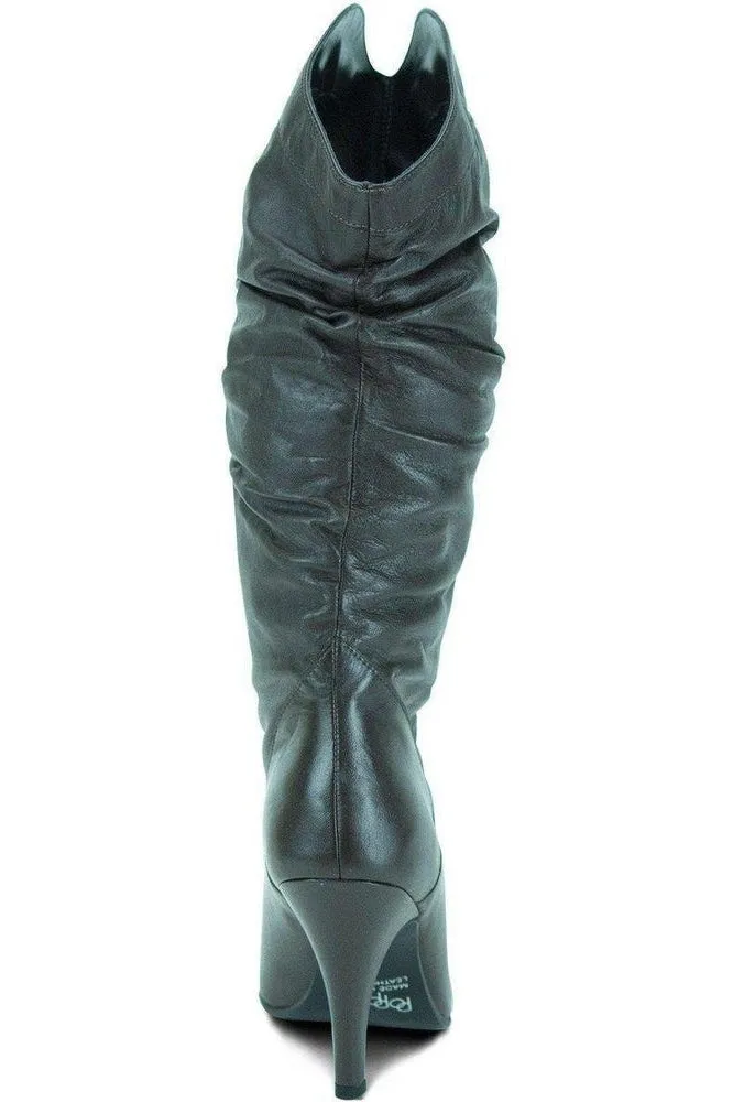 Slouch Boot - Brown