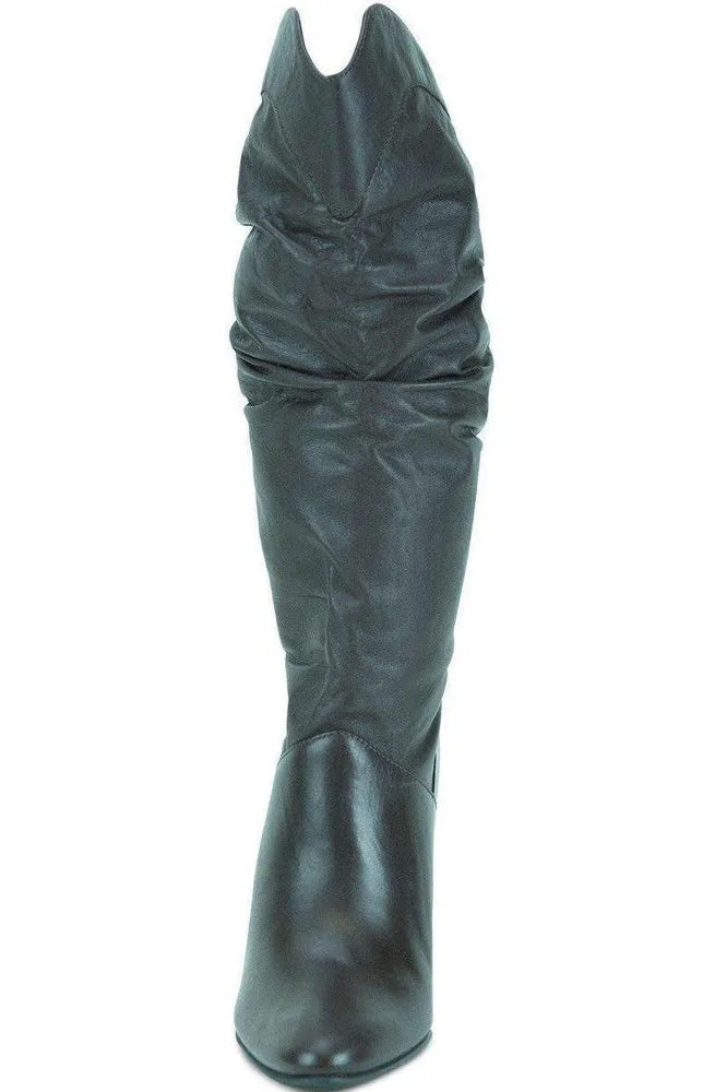 Slouch Boot - Brown